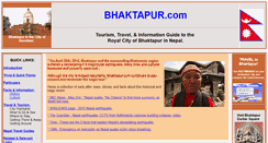 Desktop Screenshot of bhaktapur.com