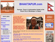Tablet Screenshot of bhaktapur.com